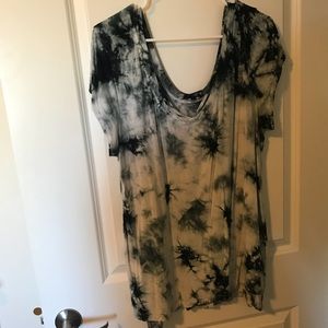 American Eagle Oversized Tie Dye top